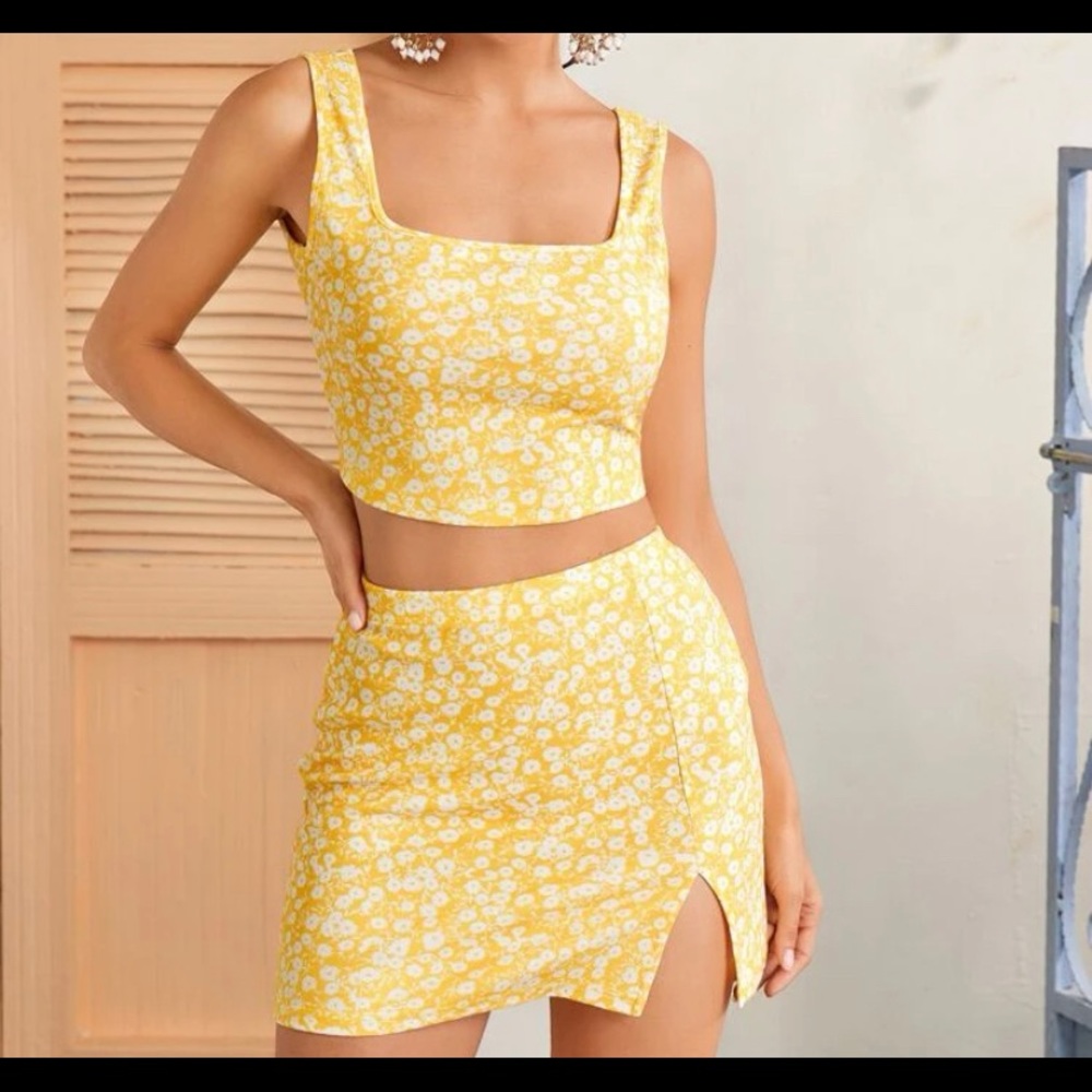 Sunny Day Skirt Set | mini skirt
